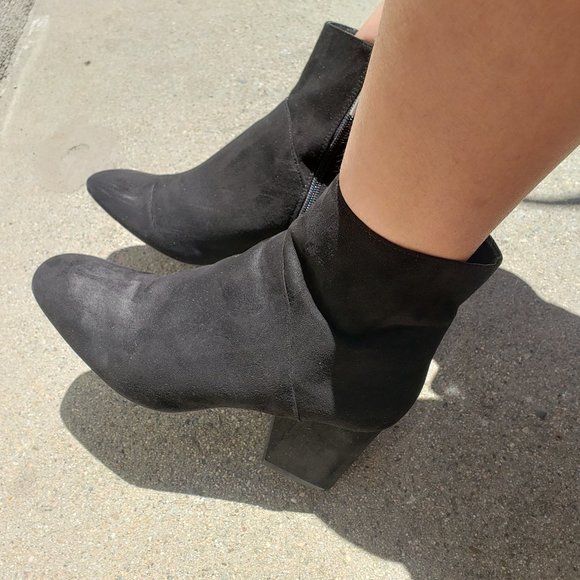 Zara black suede booties. Size 37 - Picture 11 of 15